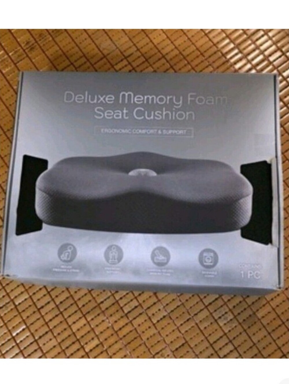Deluxe Memory Foam Seat Cushion - NEW